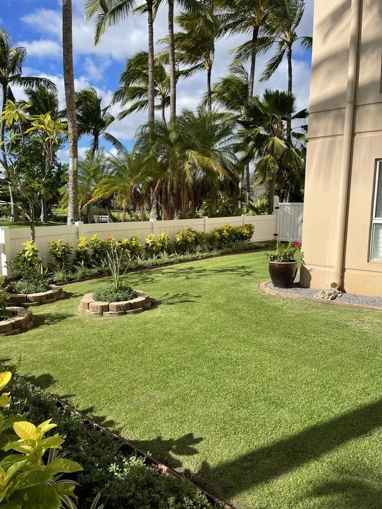 Custom garden landscaping for residential properties across Kailua, HI - Pro Lawn & Landscape
