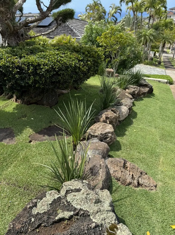 Top-rated residential landscaping with custom design in Kailua, HI by Pro Lawn & Landscape