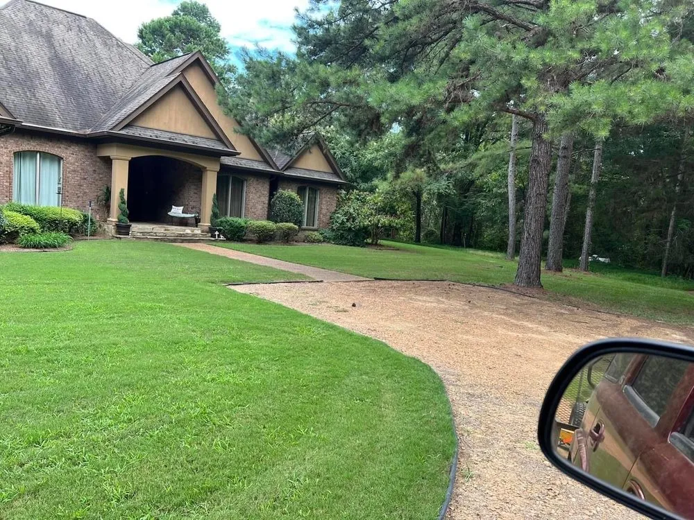Custom landscaping services for residential properties in Sardis, MS by Pro Lawn and Services