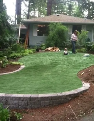 Expert residential landscaping with custom design in Silverdale, WA by Pro-Lawn Care Etc