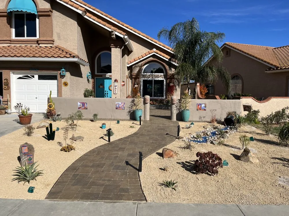 Professional outdoor landscaping in San Bernardino, CA by Pro Masters Services