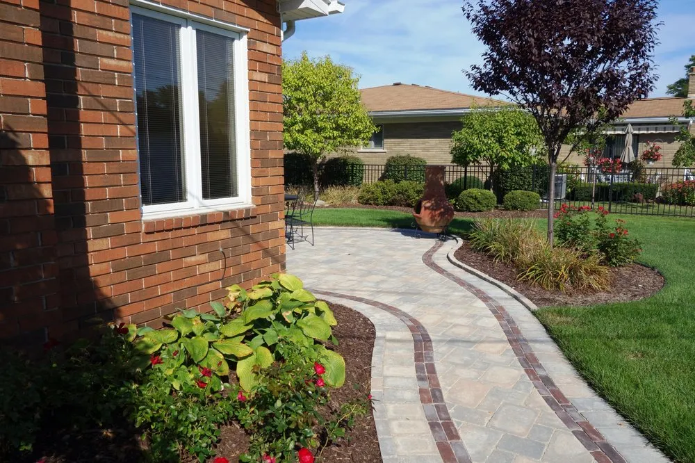 Custom landscape installation for residential properties across Sterling Heights, MI - PRO-MO Lawn & Landscape