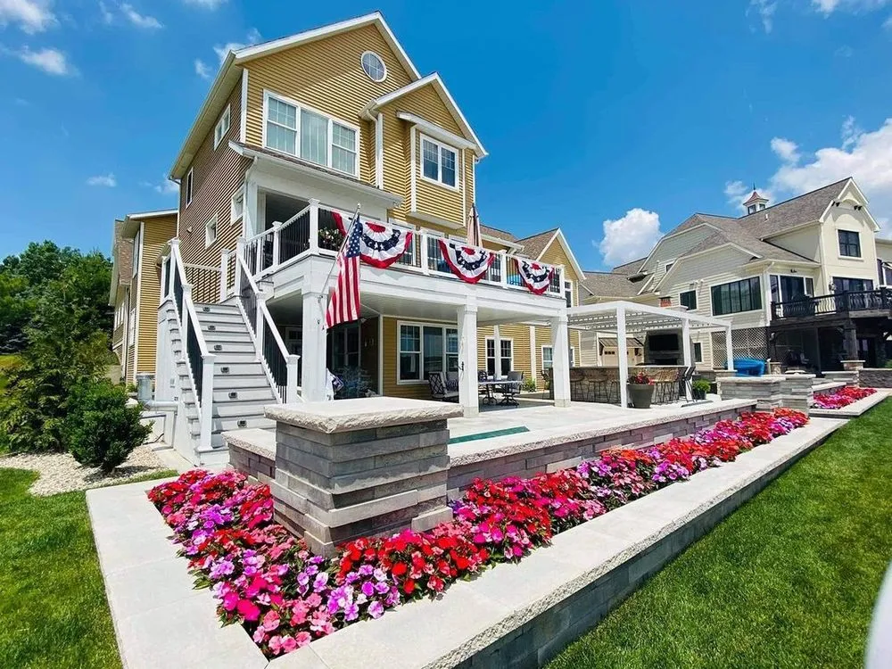 Custom landscape design for outdoor upgrades across Byron Center, MI - Pro-Mow Lawn Care & Landscaping