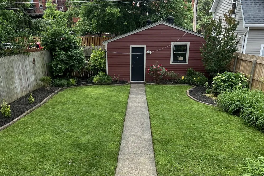 Custom garden landscaping with custom design across Louisville, KY - Pro Mow Lawn Care