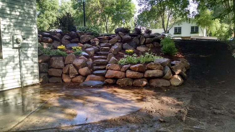 Custom landscape design in South Saint Paul, MN by Pro Point Outdoor Services