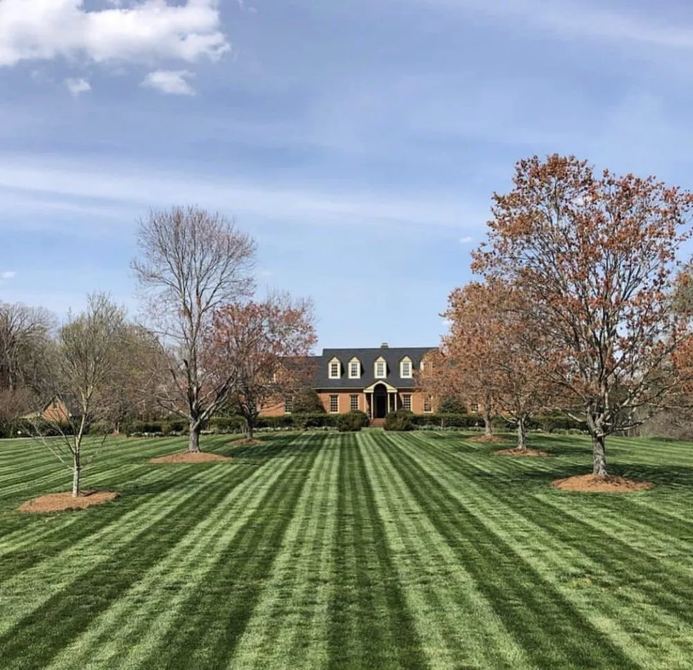 Custom landscape installation in Oak Ridge, NC by Pro Ridge Landscapes