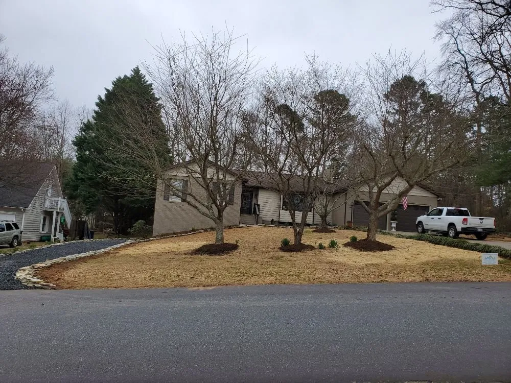 Custom garden landscaping for outdoor upgrades in Conover, NC by Pro Series Lawn Care