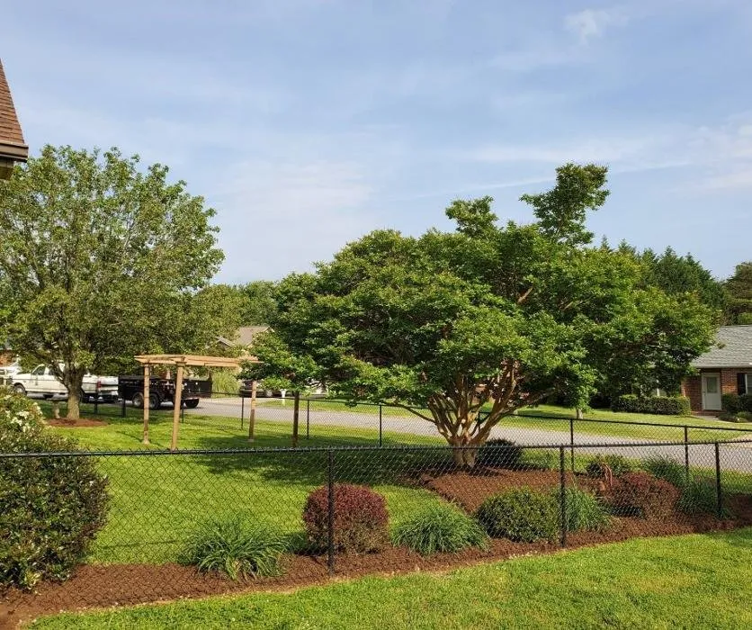 Professional garden landscaping for homes in Conover, NC by Pro Series Lawn Care