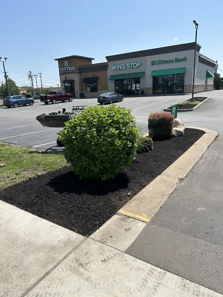 Professional garden landscaping for beautiful yards in Clay, NY by Pro Tec Lawn & Landscaping Services