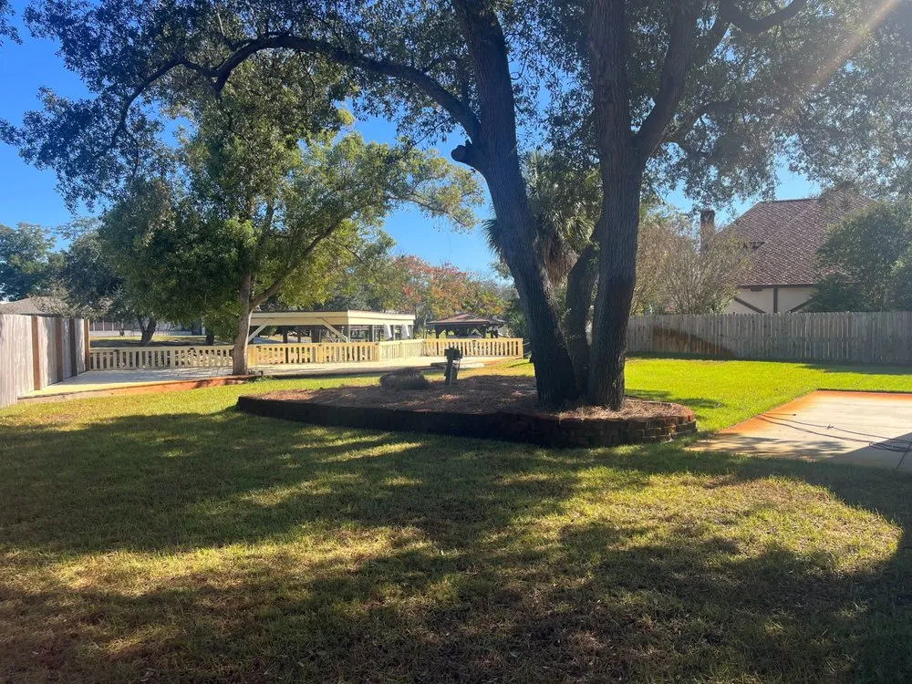 Professional landscape installation with custom design across Panama City Beach, FL - Pro Touch Lawn & Irrigation