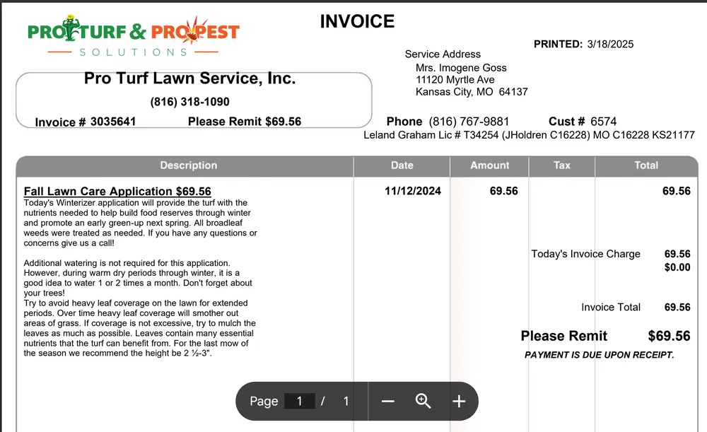 Custom landscape installation in Belton, MO by Pro Turf and Pro Pest Solutions