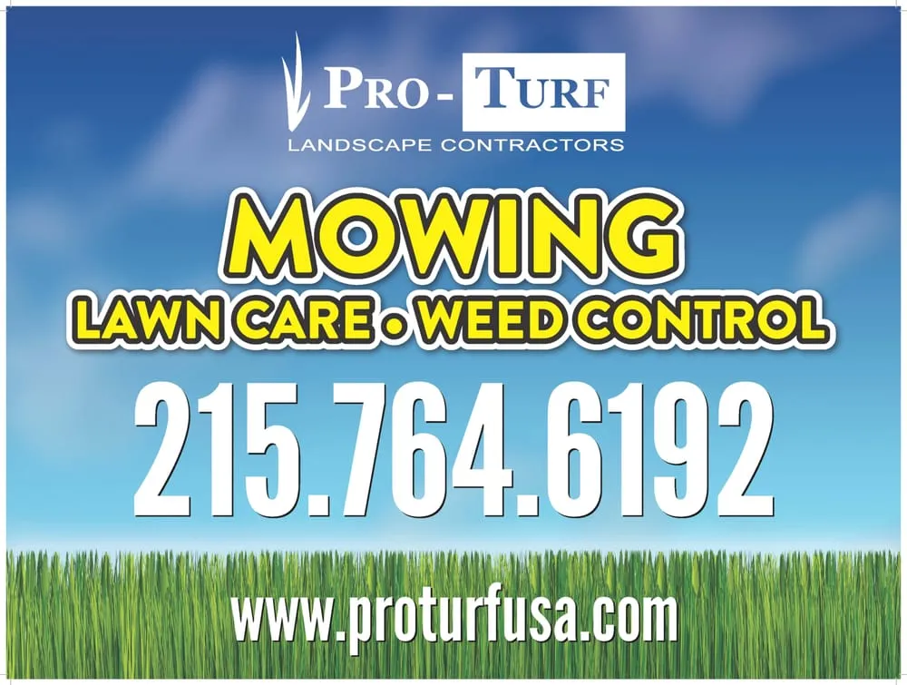 Professional landscaping services near you across Warrington, PA - Pro-Turf Inc