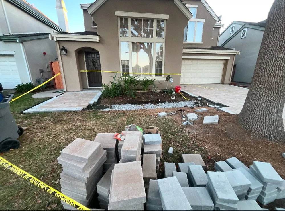 Local lawn mowing service for residential properties in Santa Clara, CA by Pro Vision Hardscape