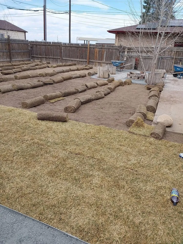 Trusted lawn mowing service with custom design in Greeley, CO by Productive Stone