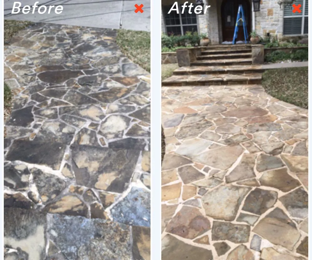 Custom garden landscaping for year-round maintenance in Waco, TX by Productsrgoodtobuy Pressure Washing Services