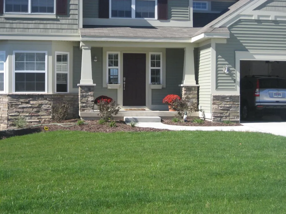 Professional landscape design in Byron Center, MI by Professional Fertilizing & Hydro Seeding