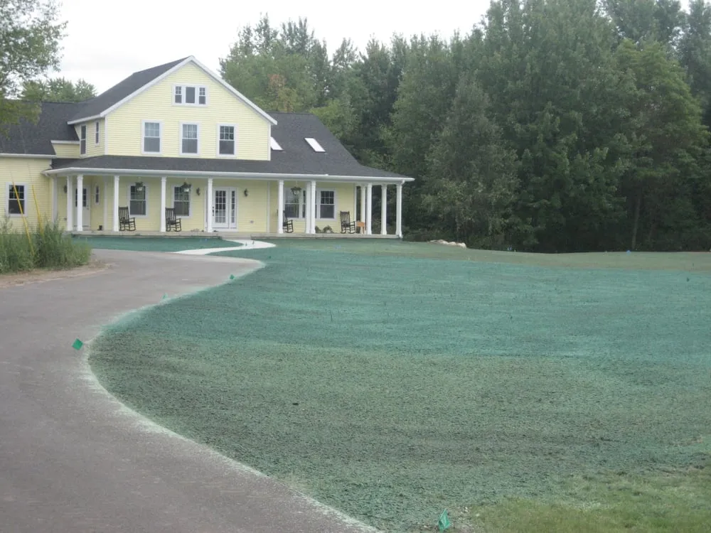 Professional landscape installation for beautiful yards across Byron Center, MI - Professional Fertilizing & Hydro Seeding