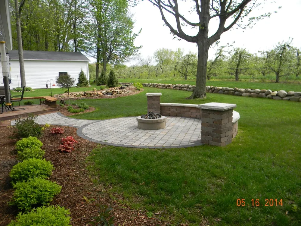 Custom garden landscaping for beautiful yards in Hartford, MI by Professional Horticulture Services