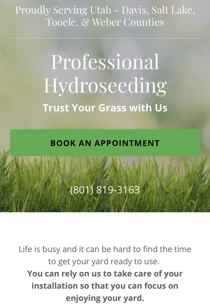 Reliable yard maintenance experts serving Lake Point, UT - Professional Hydroseeding