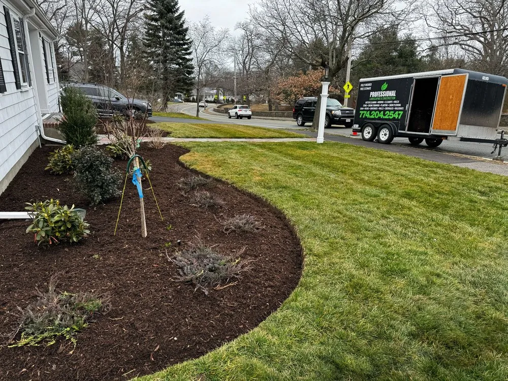 Custom garden landscaping near you across Abington, MA - Professional Landscaping And Construction