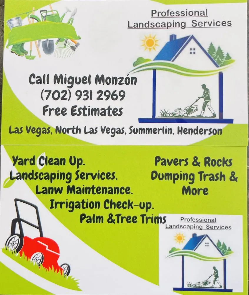 Reliable garden landscaping in Las Vegas, NV by Professional Landscaping Services