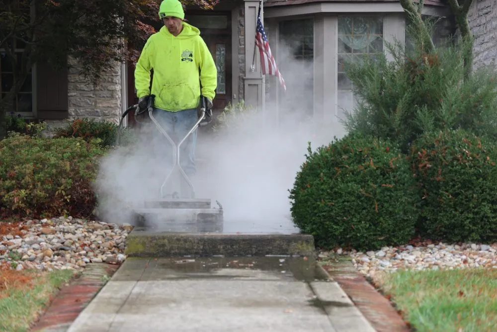 Custom residential landscaping for year-round maintenance in Delaware, OH by Professional Pavement Services