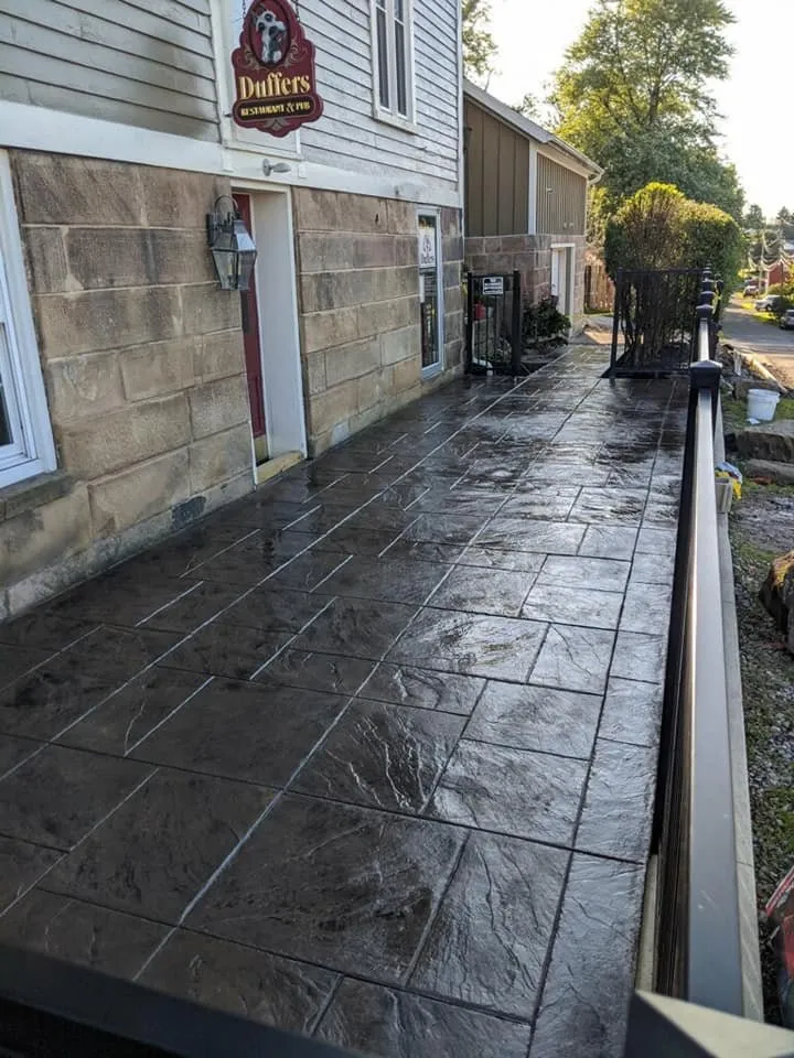 Custom outdoor landscaping with custom design across Findlay, OH - Professional Pavement Services