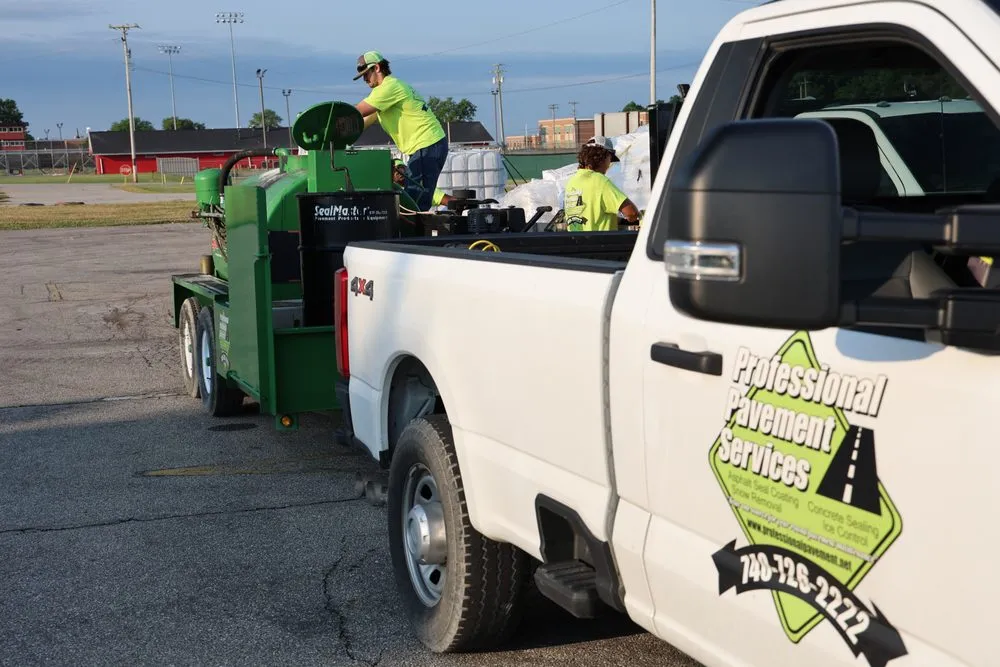 Trusted lawn mowing service for homes in Findlay, OH by Professional Pavement Services