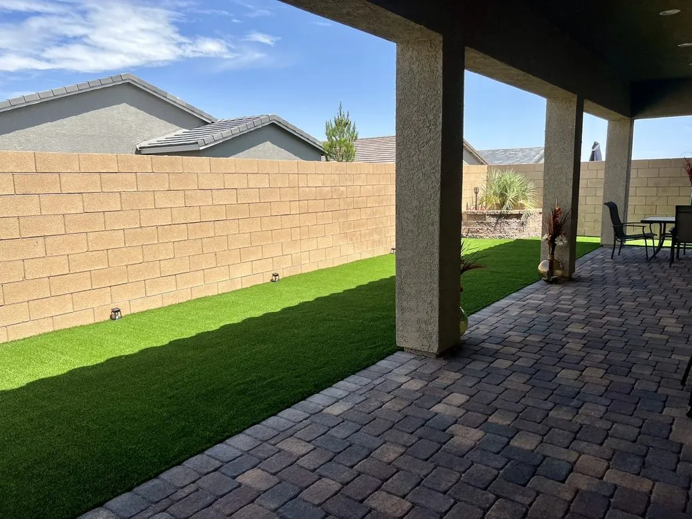 Trusted yard maintenance with custom design in Las Vegas, NV by Proficient Landscape