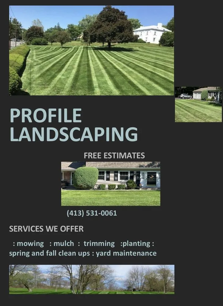 Professional residential landscaping with custom design in Springfield, MA by Profile Landscaping