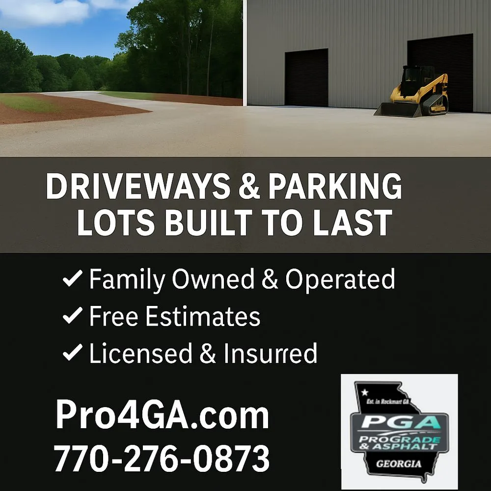 Professional outdoor landscaping in Rockmart, GA by ProGrade & Asphalt