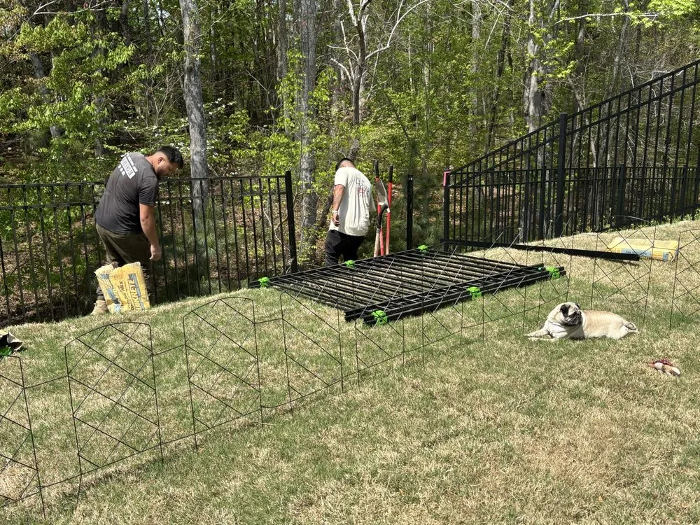 Custom landscape installation with custom design in Wake Forest, NC by Progreen Landscape Solutions