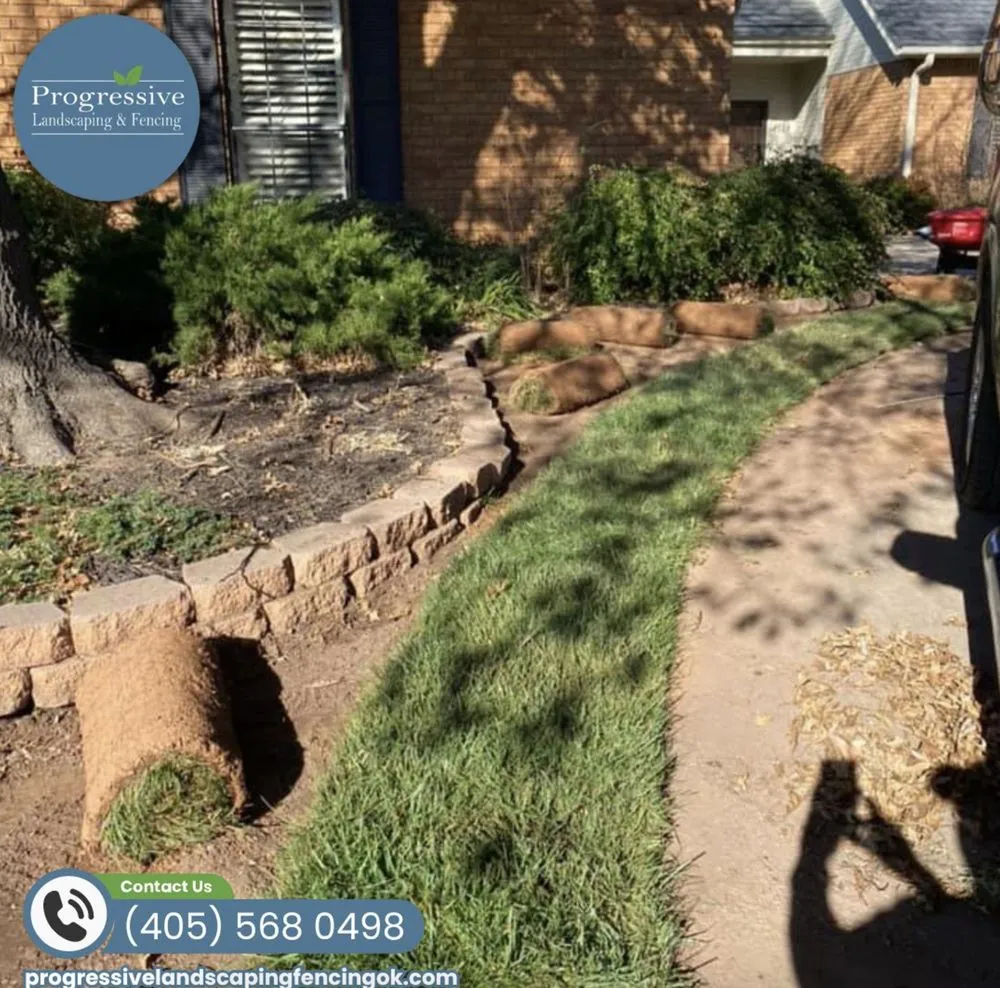 Expert landscaping services in Norman, OK by Progressive Landscaping & Fencing
