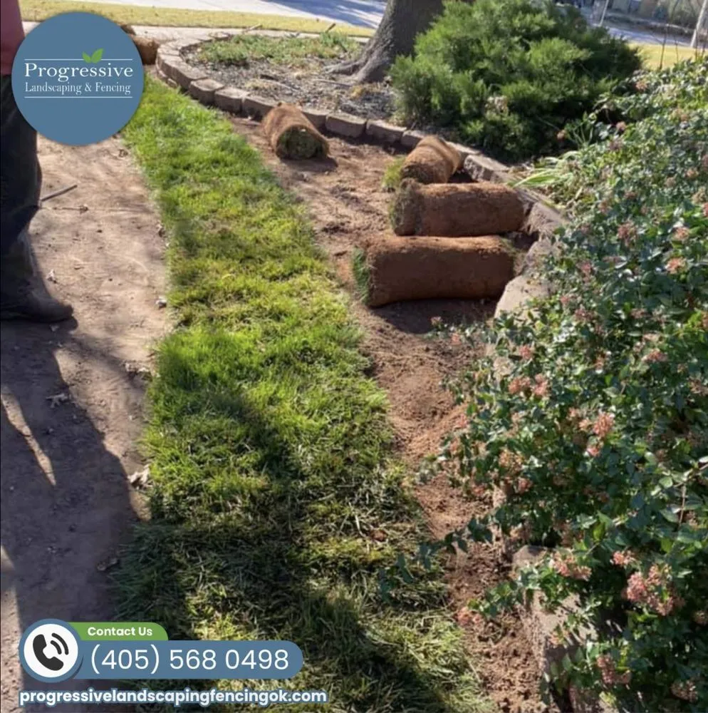 Professional residential landscaping in Norman, OK by Progressive Landscaping & Fencing