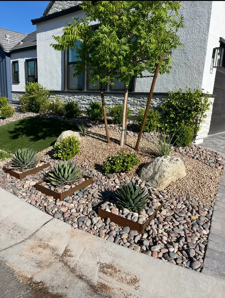 Professional garden landscaping for homes across Las Vegas, NV - Progro Landscape