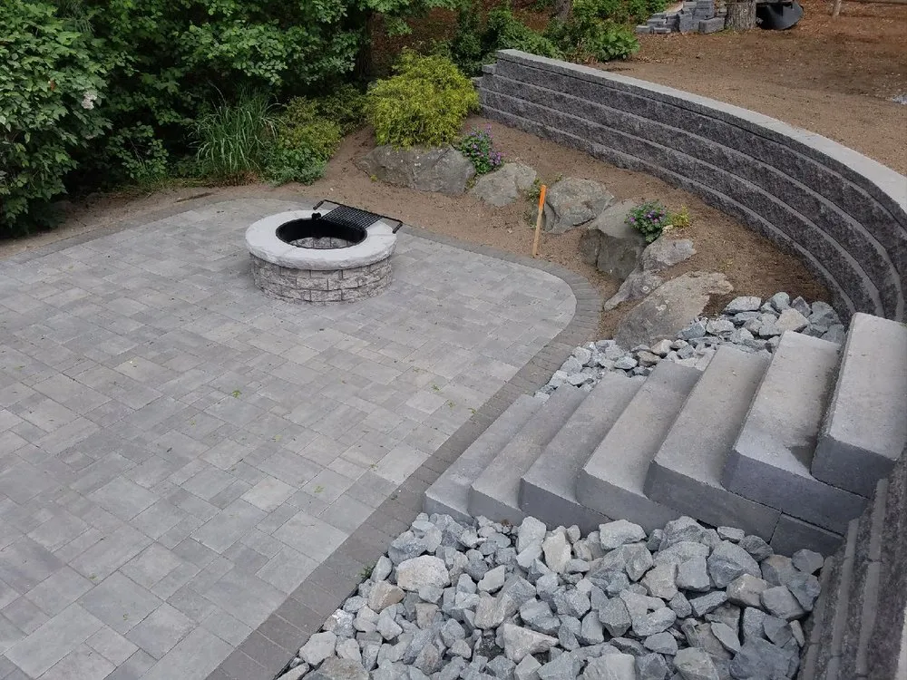 Custom landscape installation in Norton, MA - ProLand
