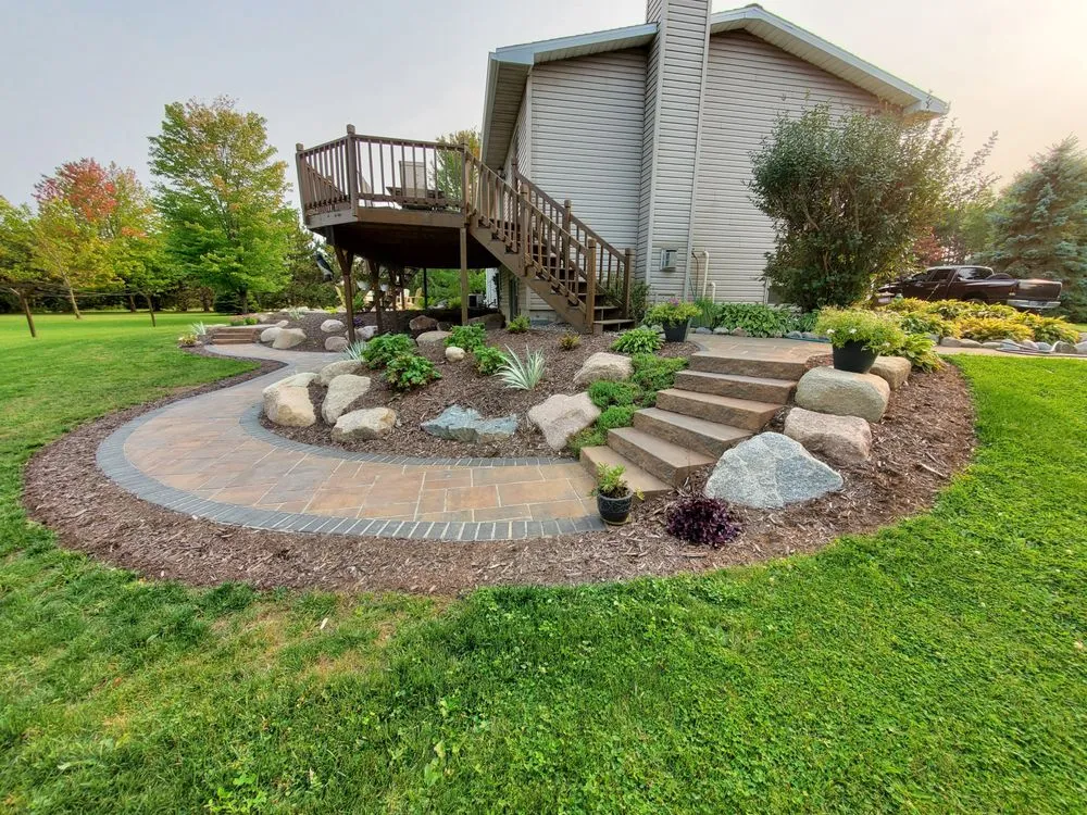 Affordable residential landscaping in Wausau, WI by Promethean Artisians