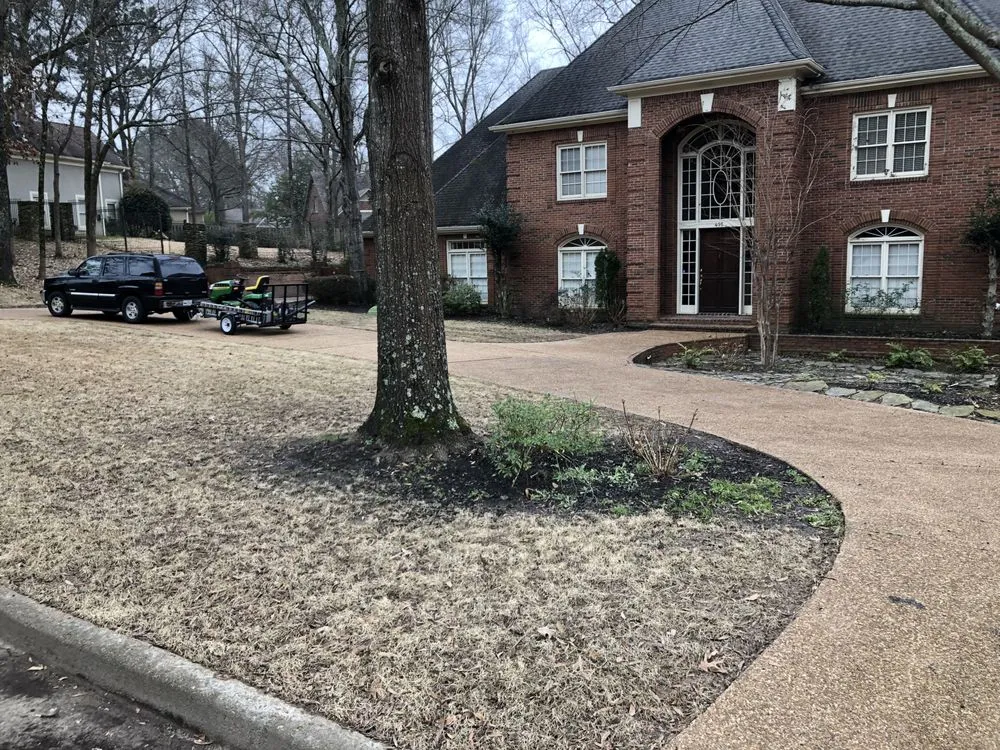 Custom landscaping services for residential properties in Memphis, TN by Prominent Home Services