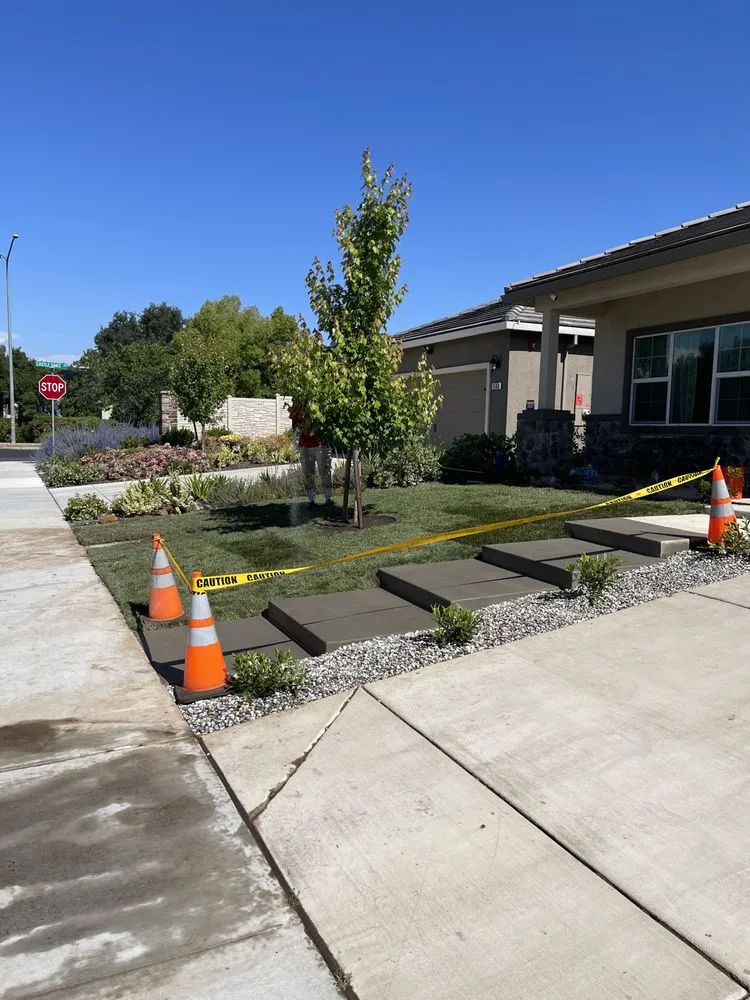 Local lawn mowing service with custom design in Ione, CA by Property Landscape Solutions