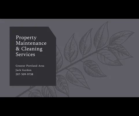 Property Maintenance & Cleaning services Logo