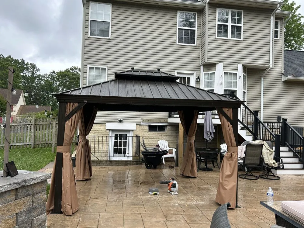 Custom landscape design in Locust Grove, VA by Property Maintenance