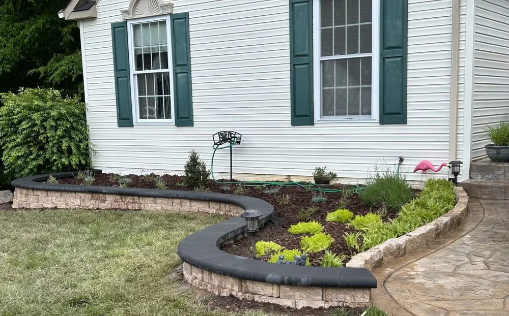 Affordable lawn care service with custom design in Locust Grove, VA by Property Maintenance