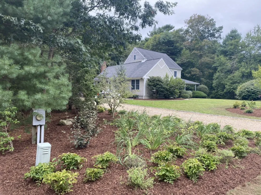 Custom garden landscaping in Marion, MA by Property One Landscape Contractors