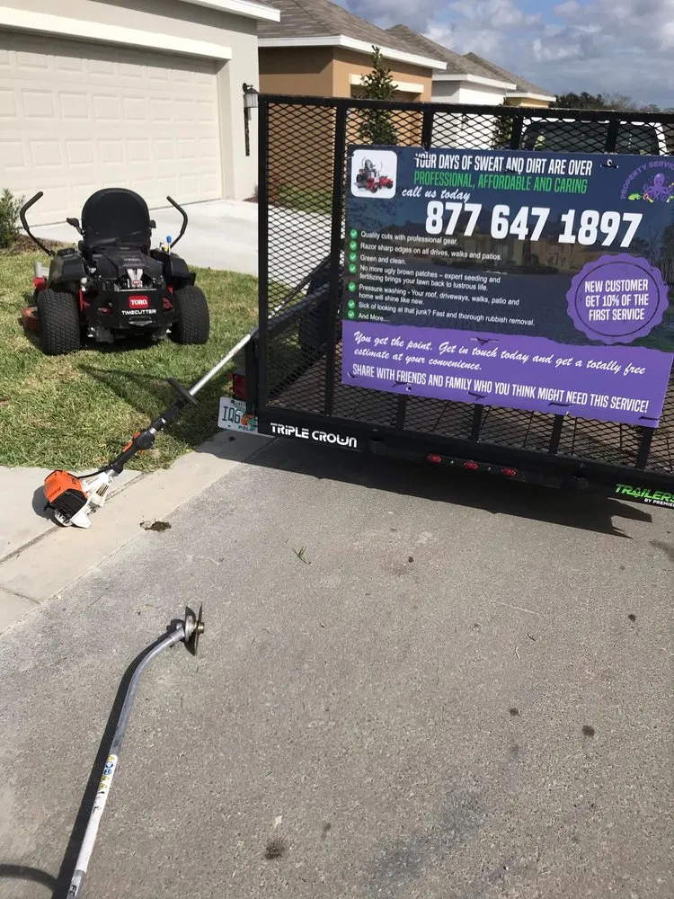 Professional garden landscaping near you in Orlando, FL by Property Service Master