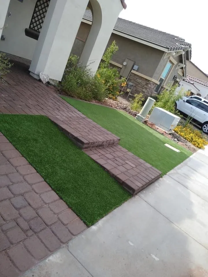 Custom residential landscaping for residential properties across Mesa, AZ - Pros Hardscape & Tree Sod