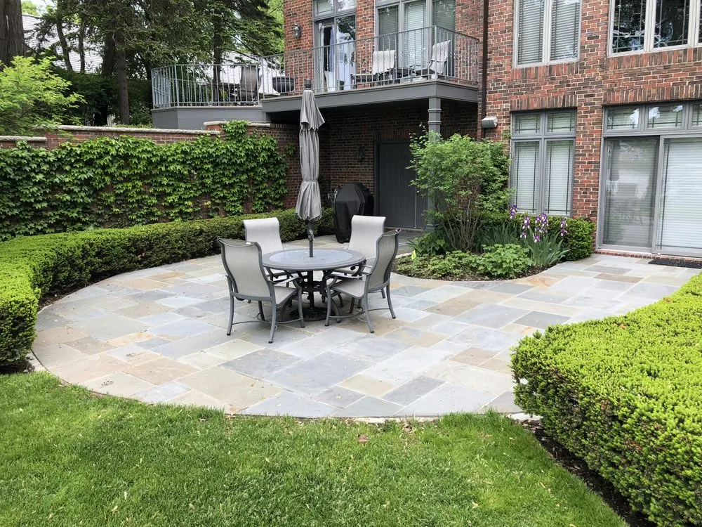 Professional garden landscaping with custom design in Commerce, MI by Proscape