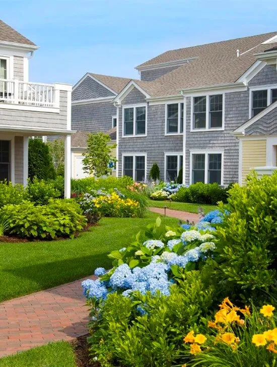 Custom lawn mowing service in North Kingstown, RI by Proscape Landscaping