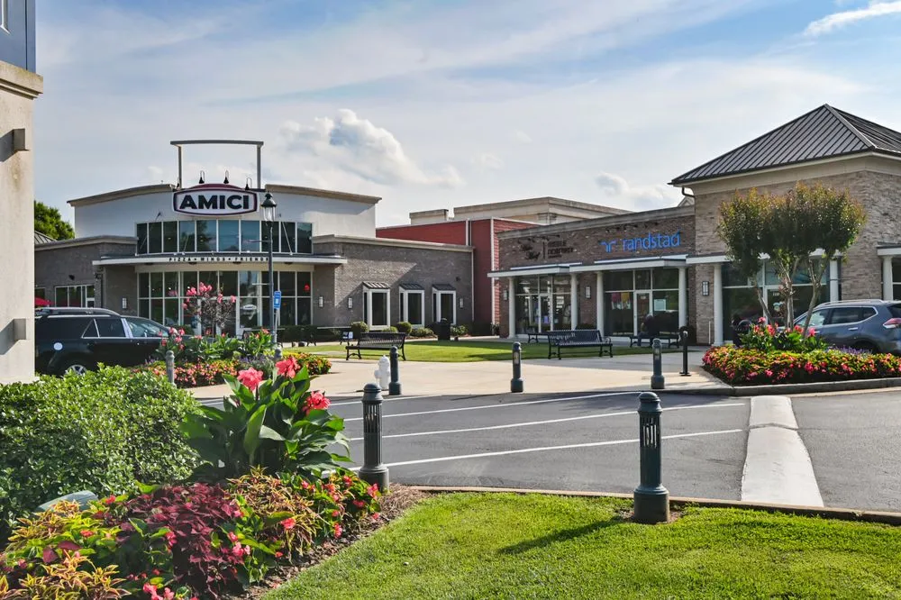 Custom garden landscaping in Covington, GA by ProScapes Complete Landscape Service