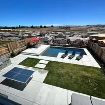 Custom lawn mowing service for homes in Rancho Cordova, CA by ProScapes Design Pool Landscape