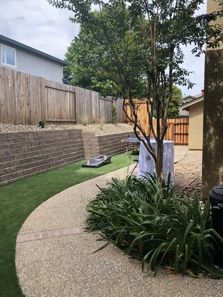 Custom residential landscaping in Rancho Cordova, CA by ProScapes Design Pool Landscape